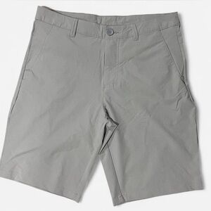 Oakley Gray Flat Front Shorts Casual Style